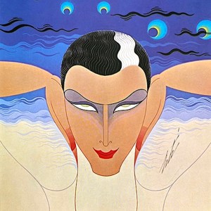 Erté Mysterious Woman — Authentic Limited Edition Vintage ERTÉ Lithograph (1972)