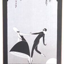 Erté Pas de Deux — Original Vintage ERTÉ Art Deco Print (1988)