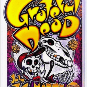 Original 1982 “AcidHorse” Grateful Dead Poster