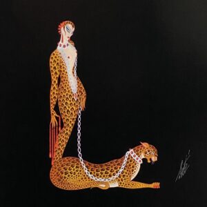 Erté LOVE — Original ERTÉ Art Deco Print Series Lithograph (1982)