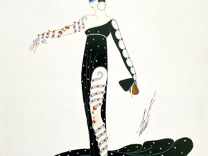 Erté A Merveilleuse — Authentic Limited Edition Vintage ERTÉ Lithograph (1980)