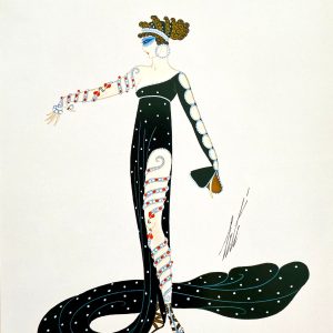 Erté A Merveilleuse — Authentic Limited Edition Vintage ERTÉ Lithograph (1980)