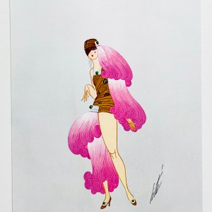 Erté Venus Moderne —  Vintage ERTÉ Lithograph (1972)