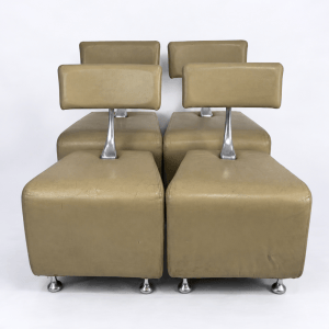 Rare French Space Age Modular Lounge Suite — Attributed to the Style of Airborne International